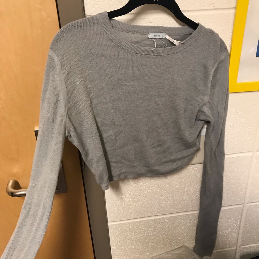 Cropped Lightweight Sweater